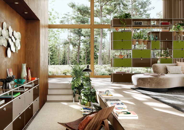 Vitra Sessel und Ottoman bei Anliker Home