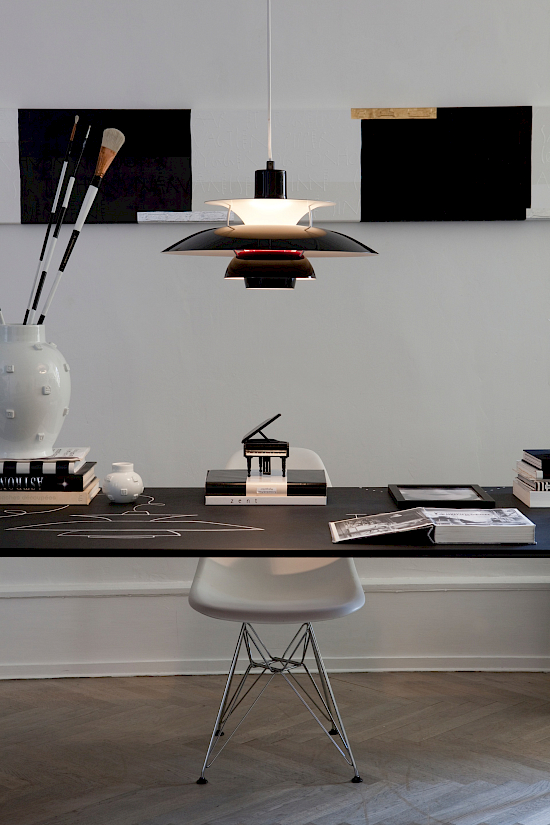 Lous Poulsen PH5 Pendelleuchte im Homeoffice